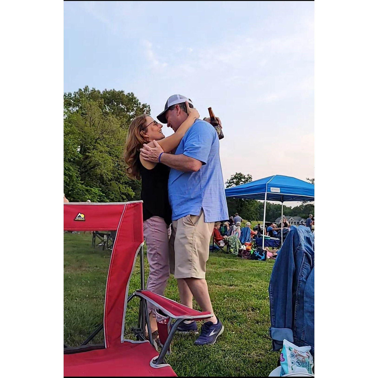 Sneaking in a dance at Starview Winery, before Cade & Scarlett busted us up!