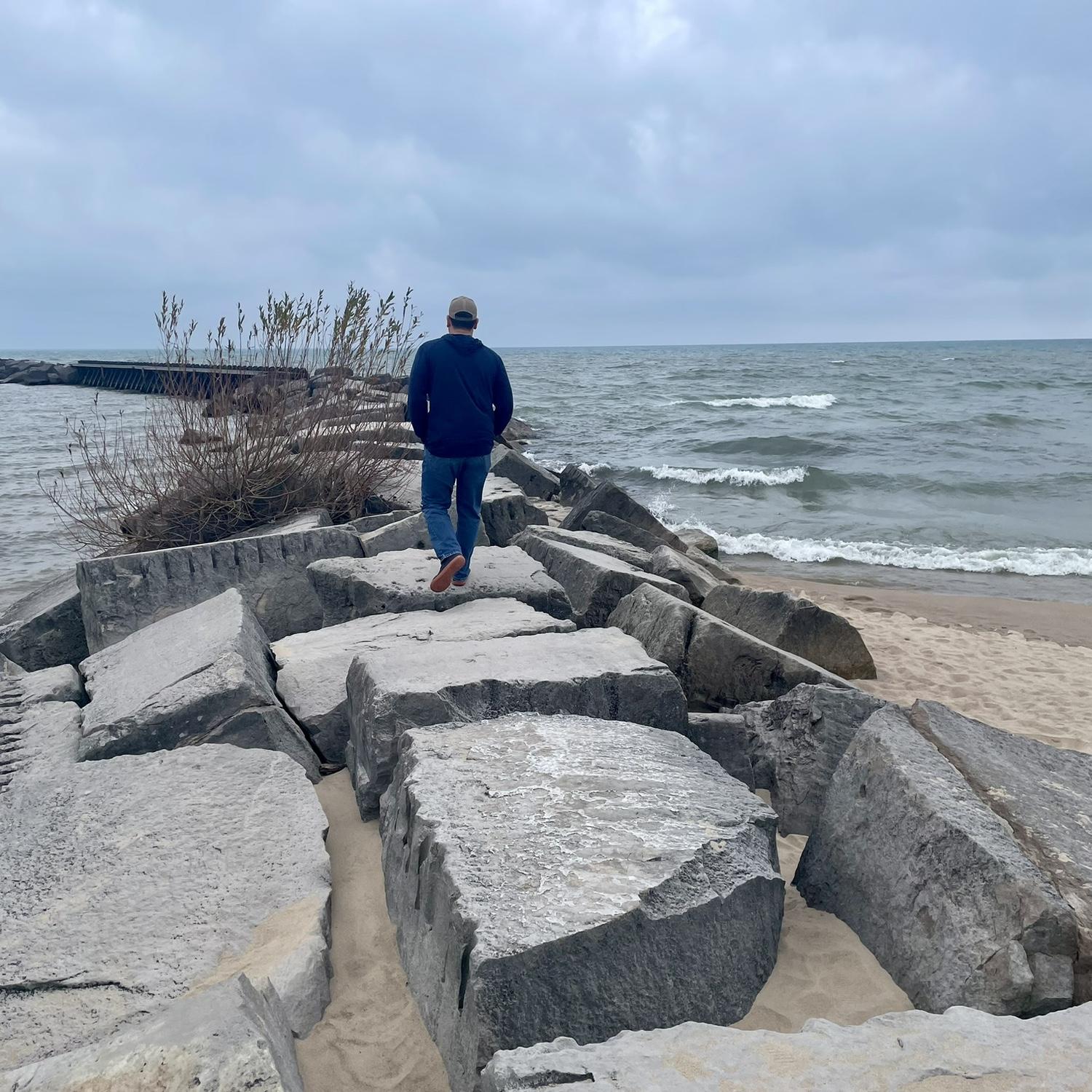 Quick visit to Lake Michigan