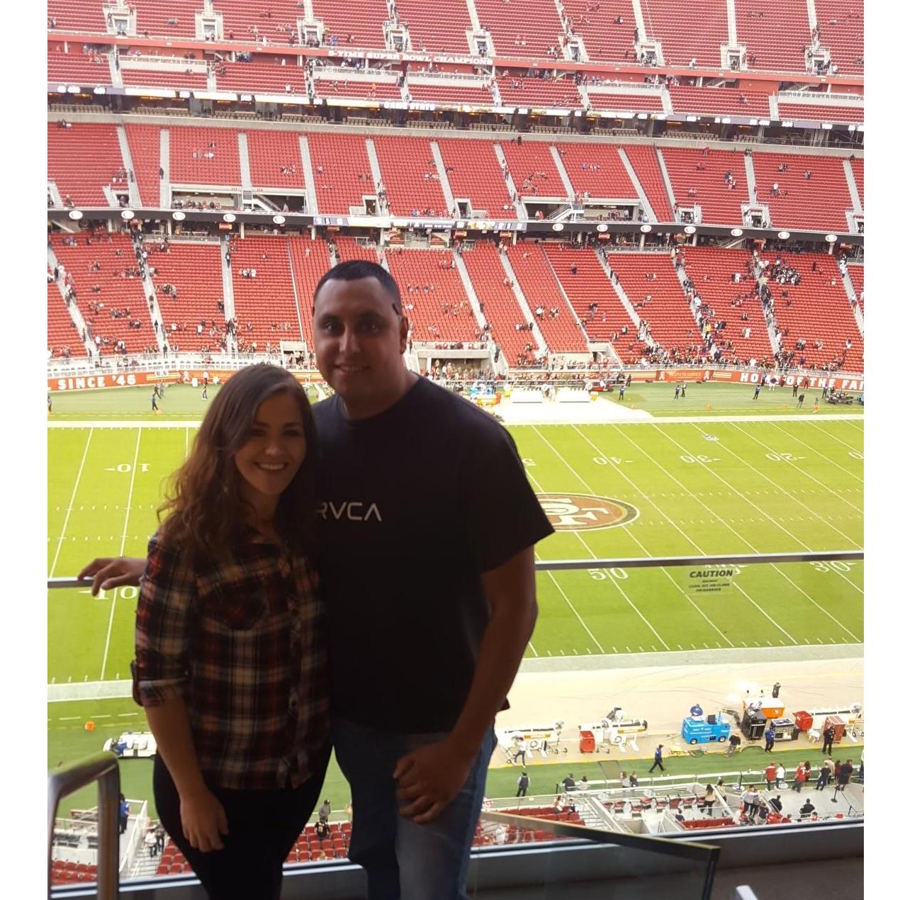 Suite life at the Niners game