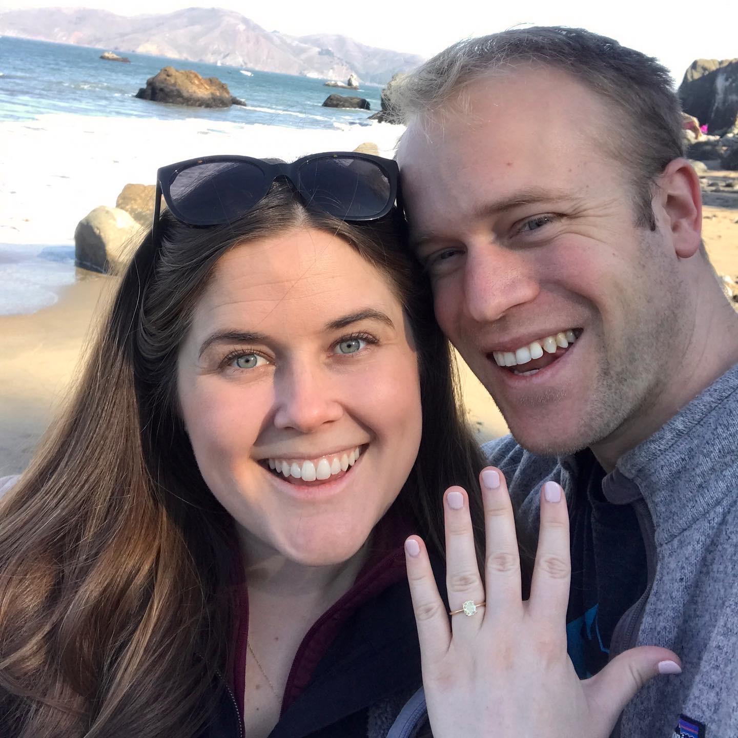 When Liz said "I do" at the beach. Charles said, "I think you mean yes."