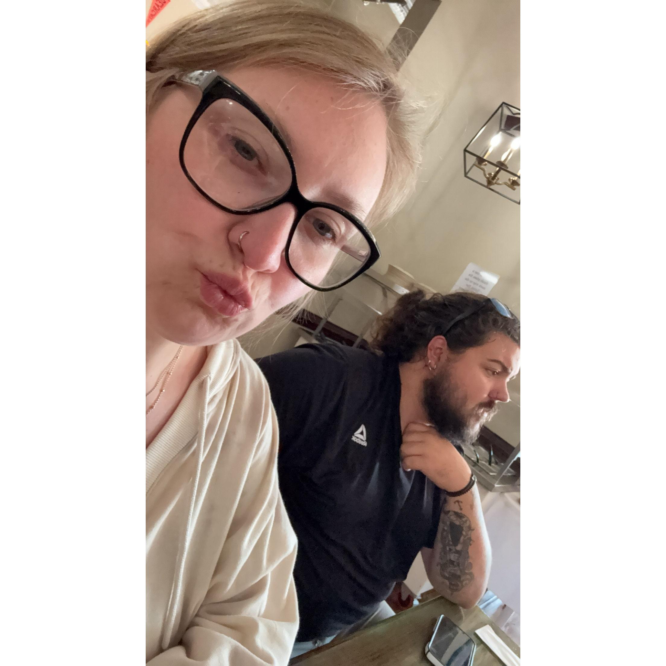 Random Saturday lunches and gun store shopping