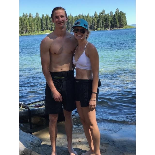 Thomas's first time in Tahoe & first time paddle boarding, he was already a pro!