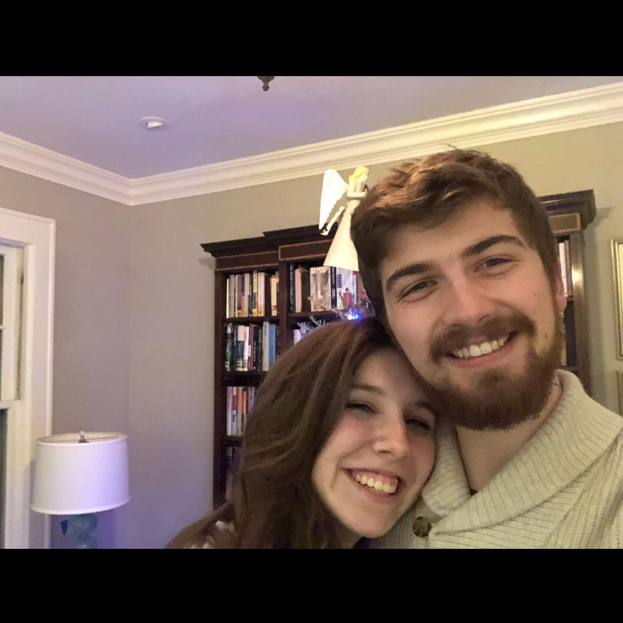 Christmas 2018: Alden came to New York to visit after Elena came home from her semester abroad in England