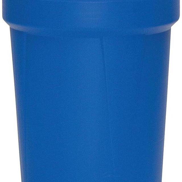 Eagle 30 Gallon Plastic Drum with Lid, Metal Lever-Lock, 28.5"x21.1", Open Head Lab Pack Drum Made of Durable, Lightweight HDPE, Withstands Weather and Chemicals, Made in USA, Blue, 1601MB