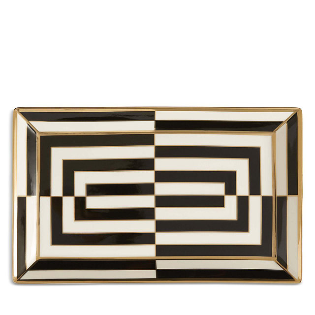 Jonathan Adler Op Art Rectangle Serving Tray