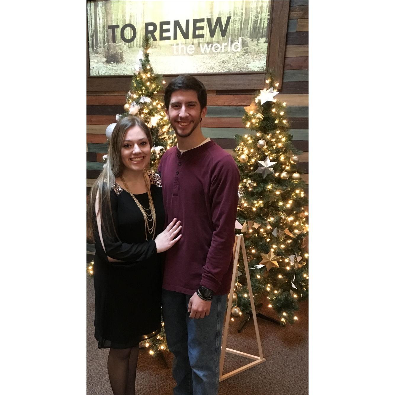 Out first Christmas together in 2017!