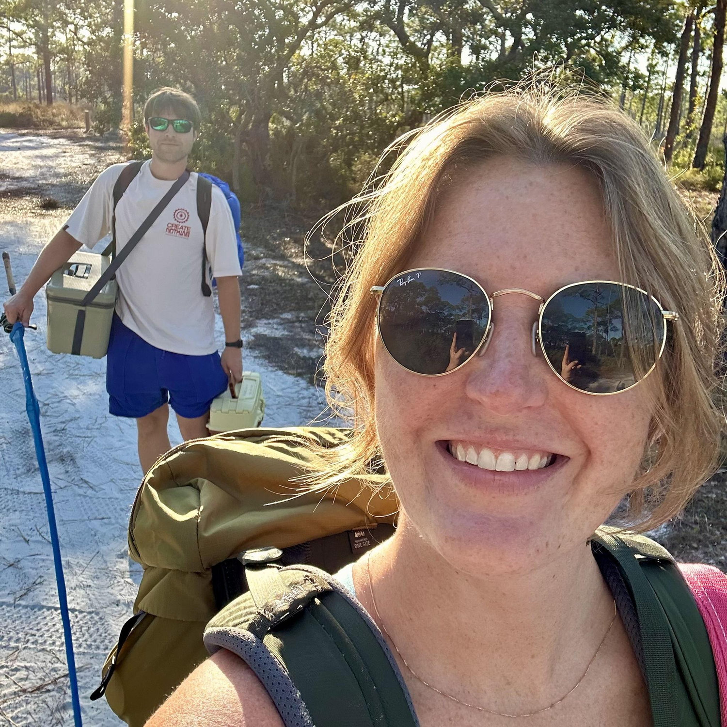 Camping on St. George Island, FL