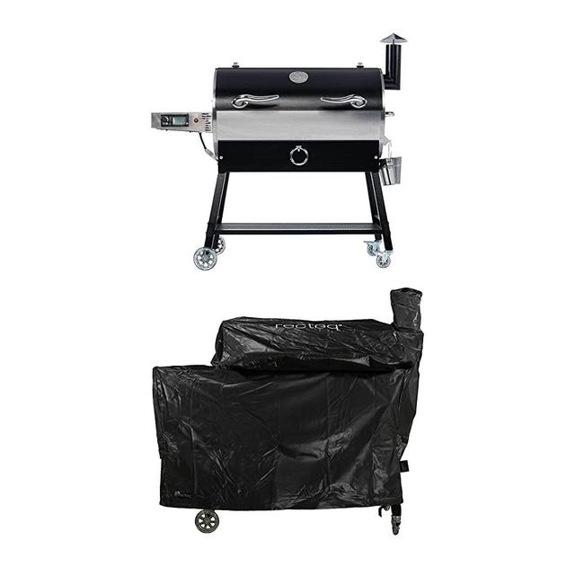 recteq RT-700 Wood Pellet Smoker Grill + Cover | Wi-Fi-Enabled, Electric Pellet Grill | 702 Square Inches of Cook Space