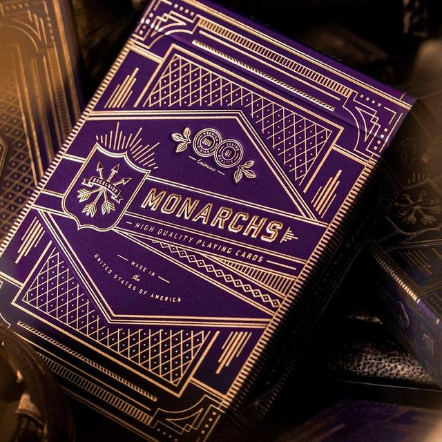Purple Monarch Playing Cards