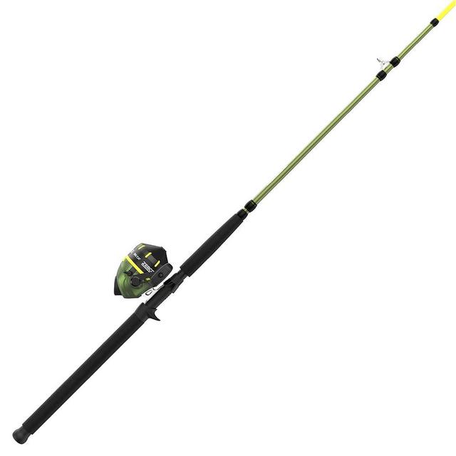 Zebco Big Cat Spincast Reel and Fishing Rod Combo, All-Metal Gears, Changeable Right- or Left-Hand Retrieve