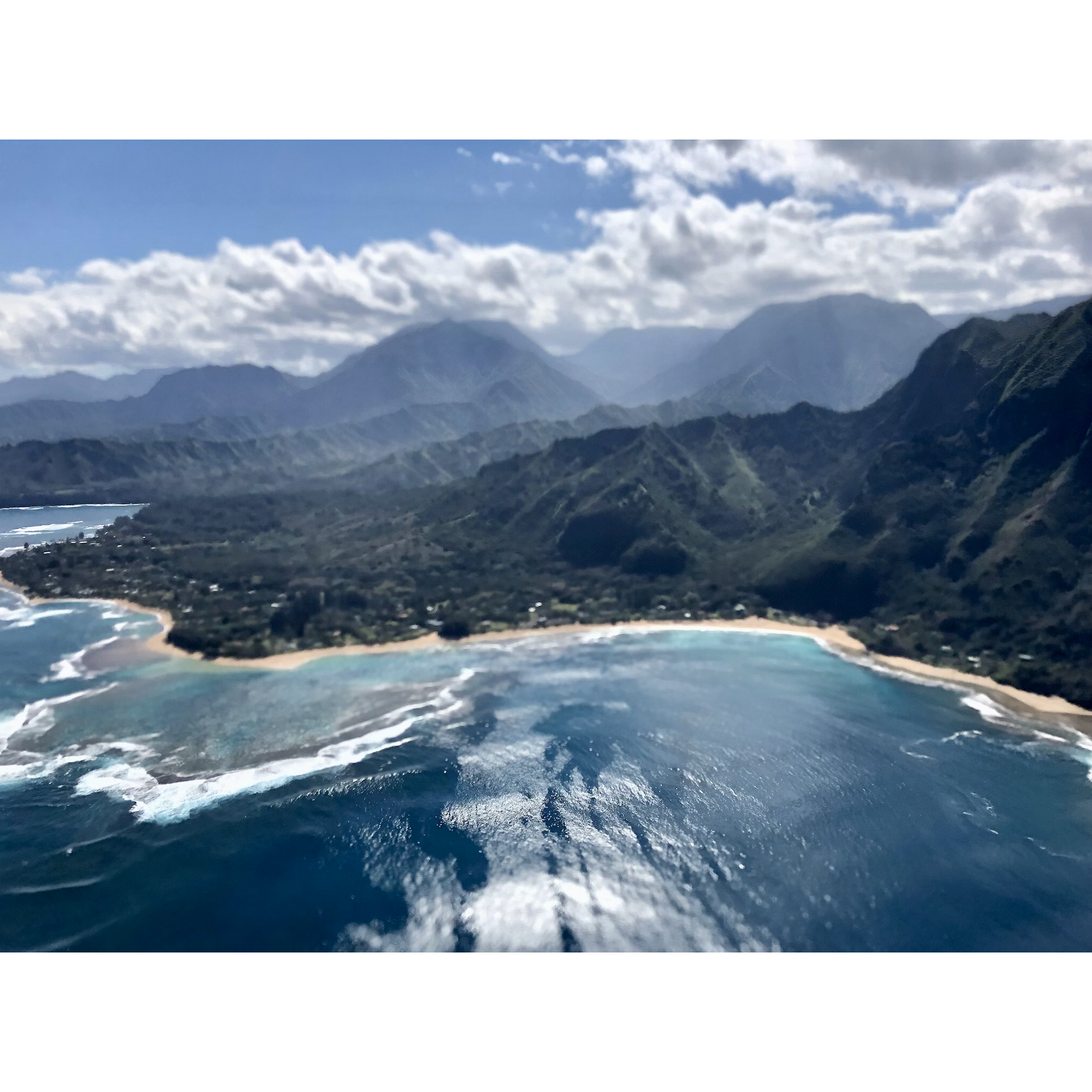 Another picture of the NaPali Coast from our helicopter.