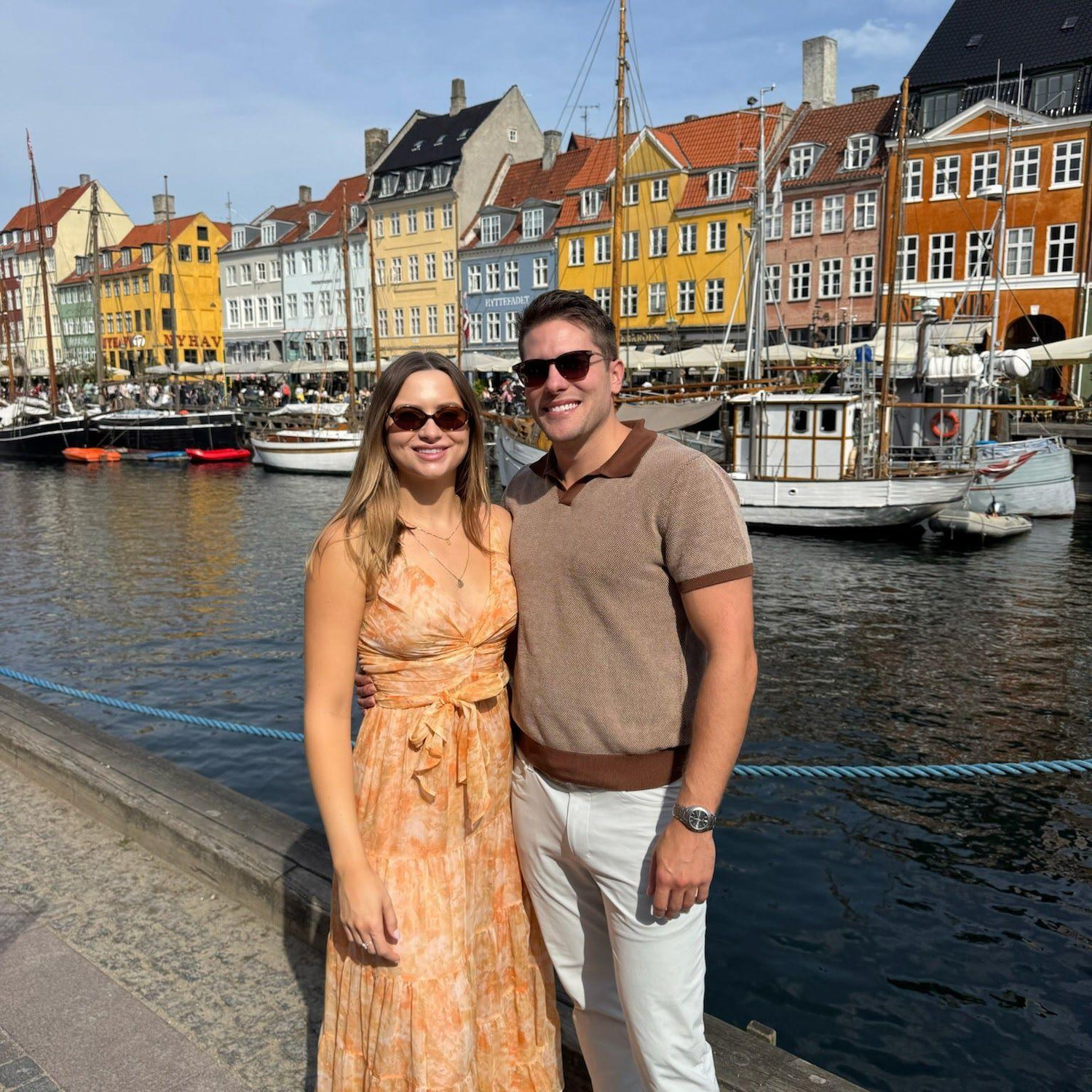 Nyhavn in Copenhagen, Denmark.