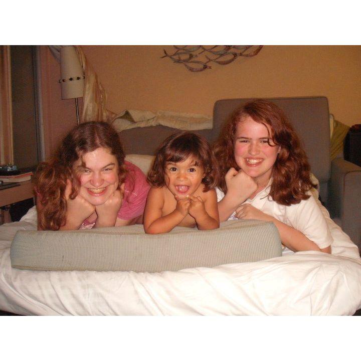 Maggie and her sister's Katie and Maya