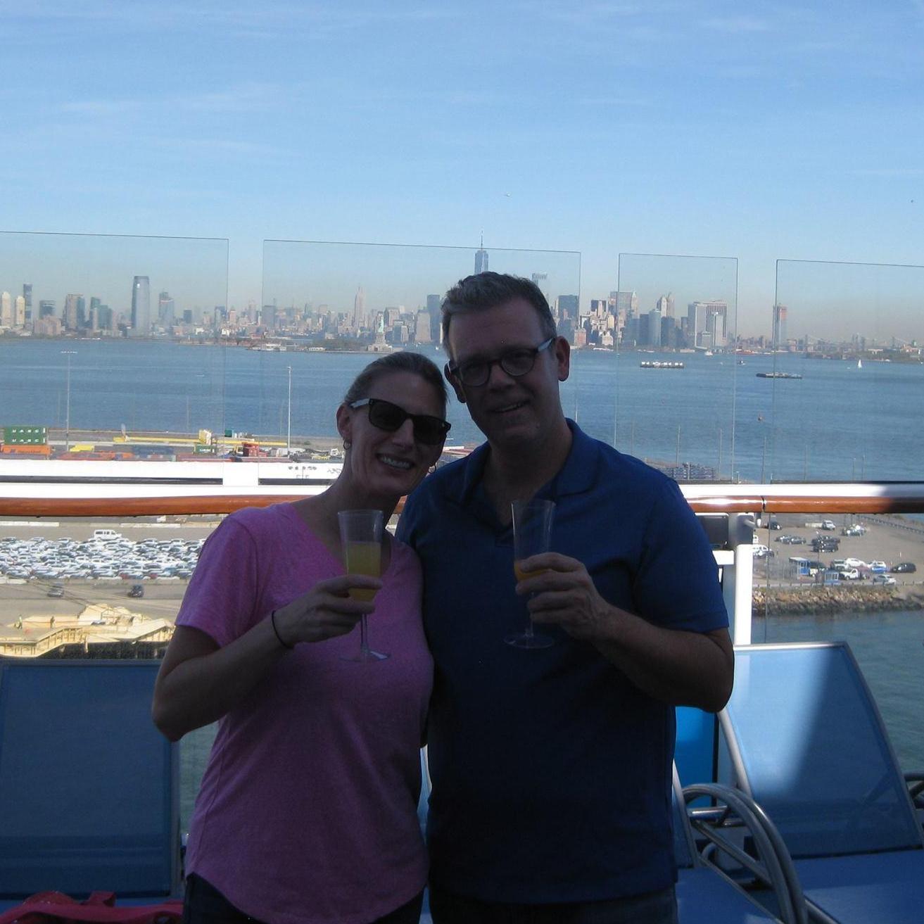 Departing on our first cruise!