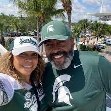 Supporting MSU in Miami!