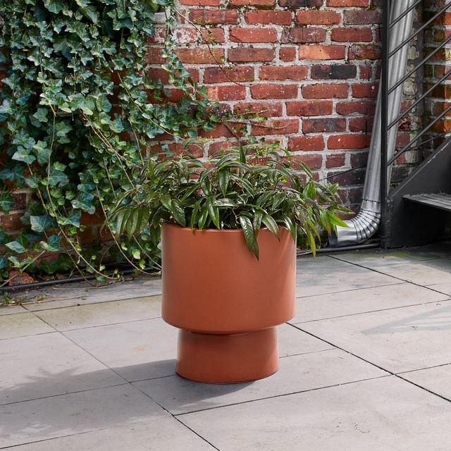 Bishop Planter, Wide, Terracotta
