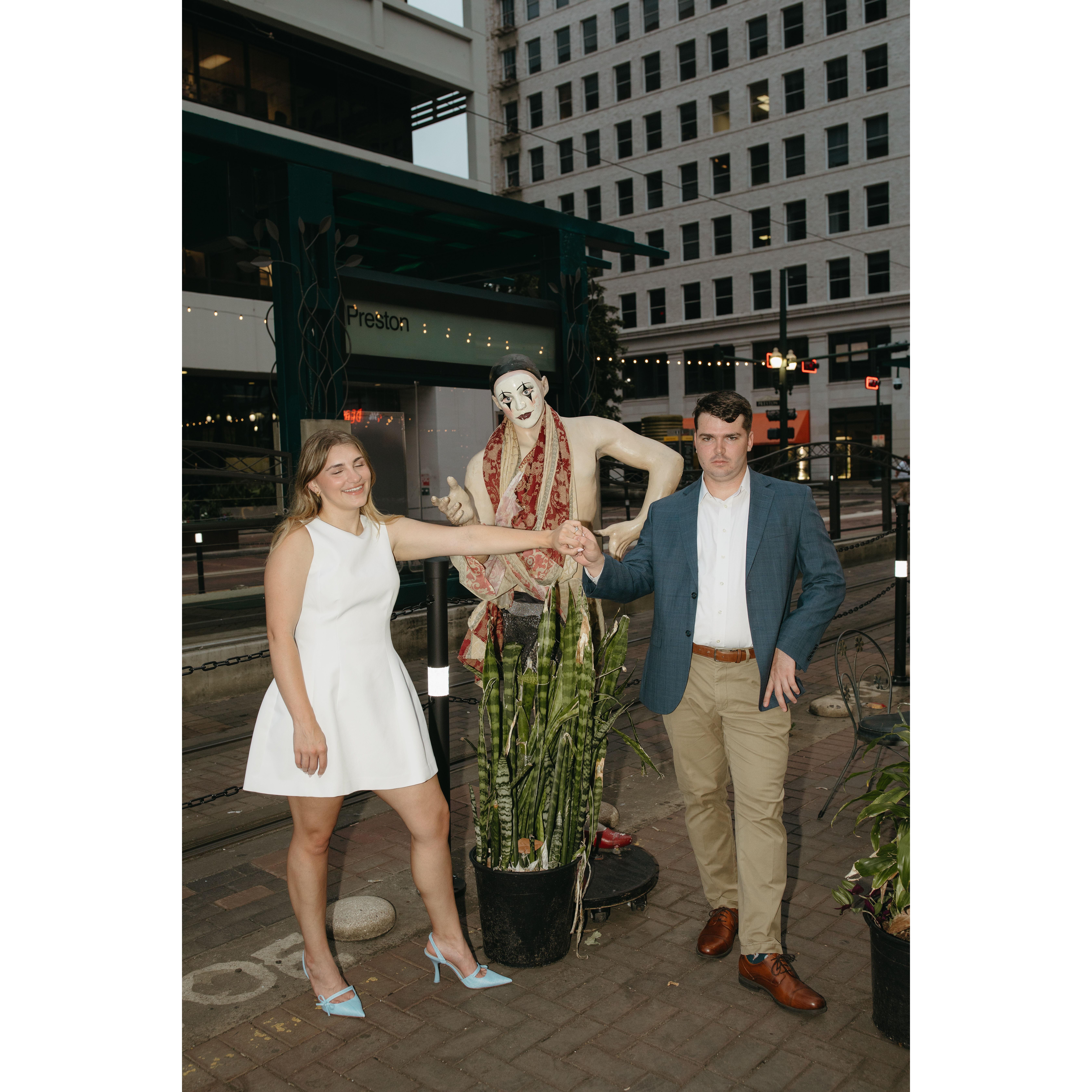 This is Luke's favorite picture of us...