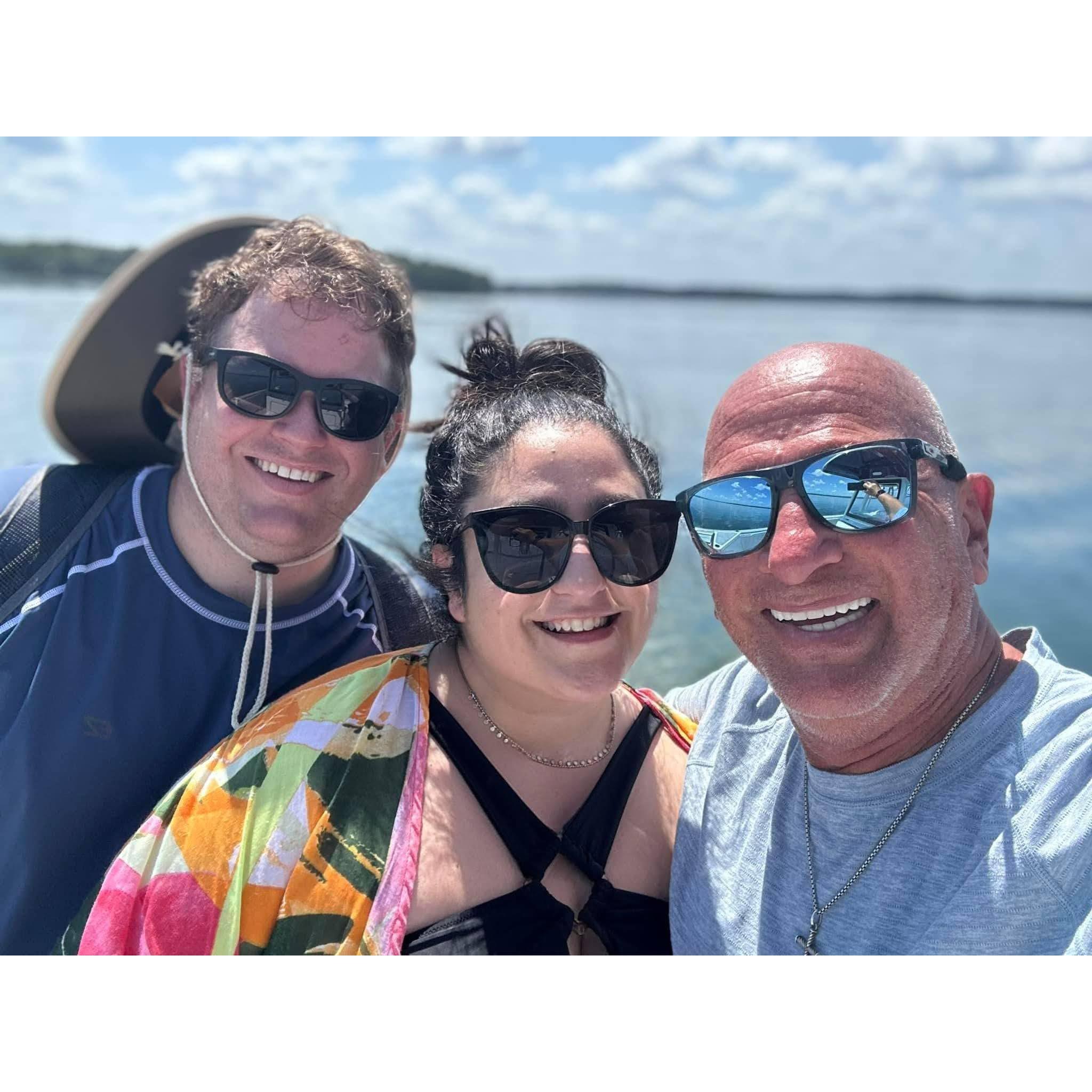 Lake Martin, Alabama was a trip with Mike's family! Lots of boat time!