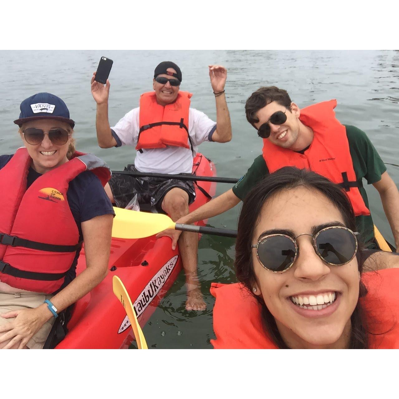 Kayaking in Newport - 2015