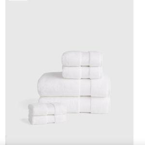 Turkish Ultra Plush Bath Towel Bundle - White