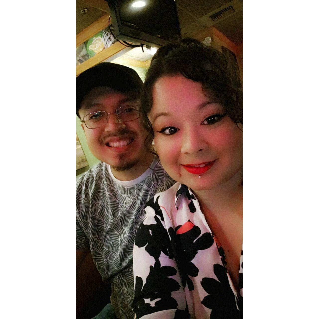 Applebees Happy Hour because Saturday night after 9 and it’s 1/2 off apps