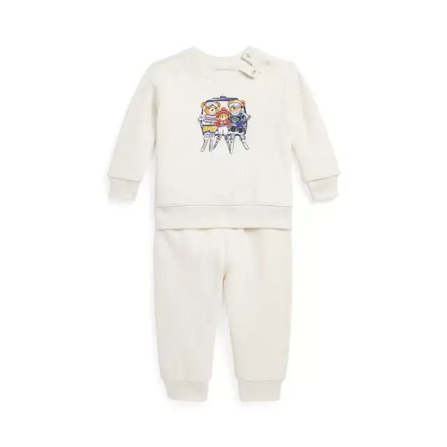Polo Bear Family Sweatshirt & Pant Set (12M)