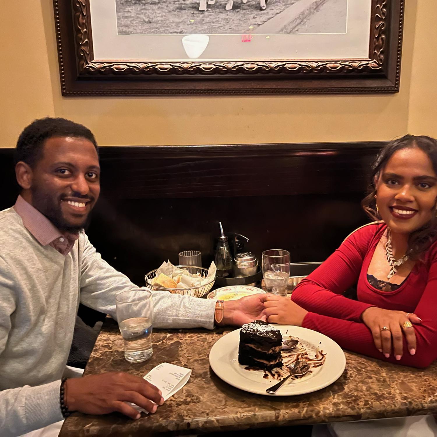 First official date was on Christmas Eve- so special:)