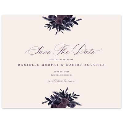 Beige Wedding Digital Save the Date - Chai Landscape