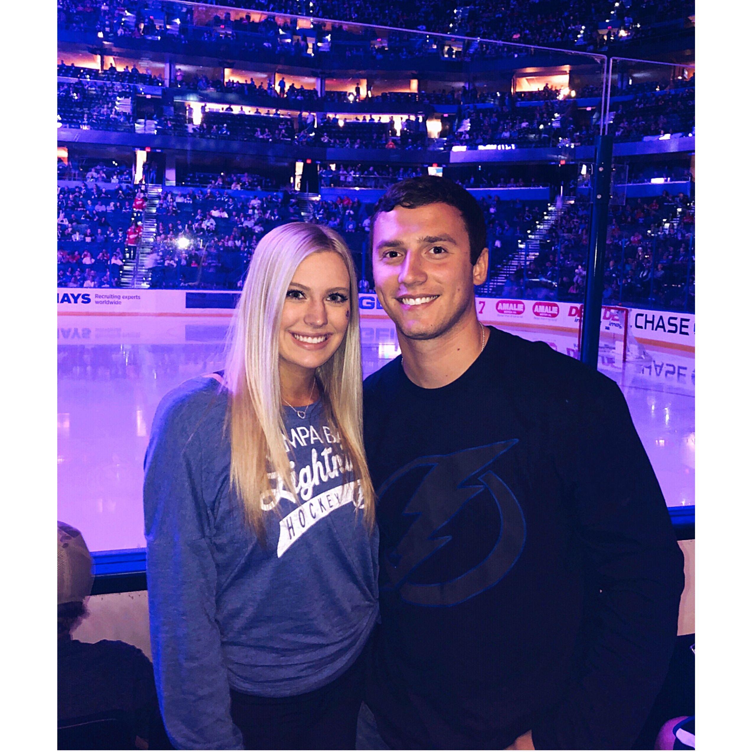 March 19, 2019 - Tampa Bay Lightning hockey game!