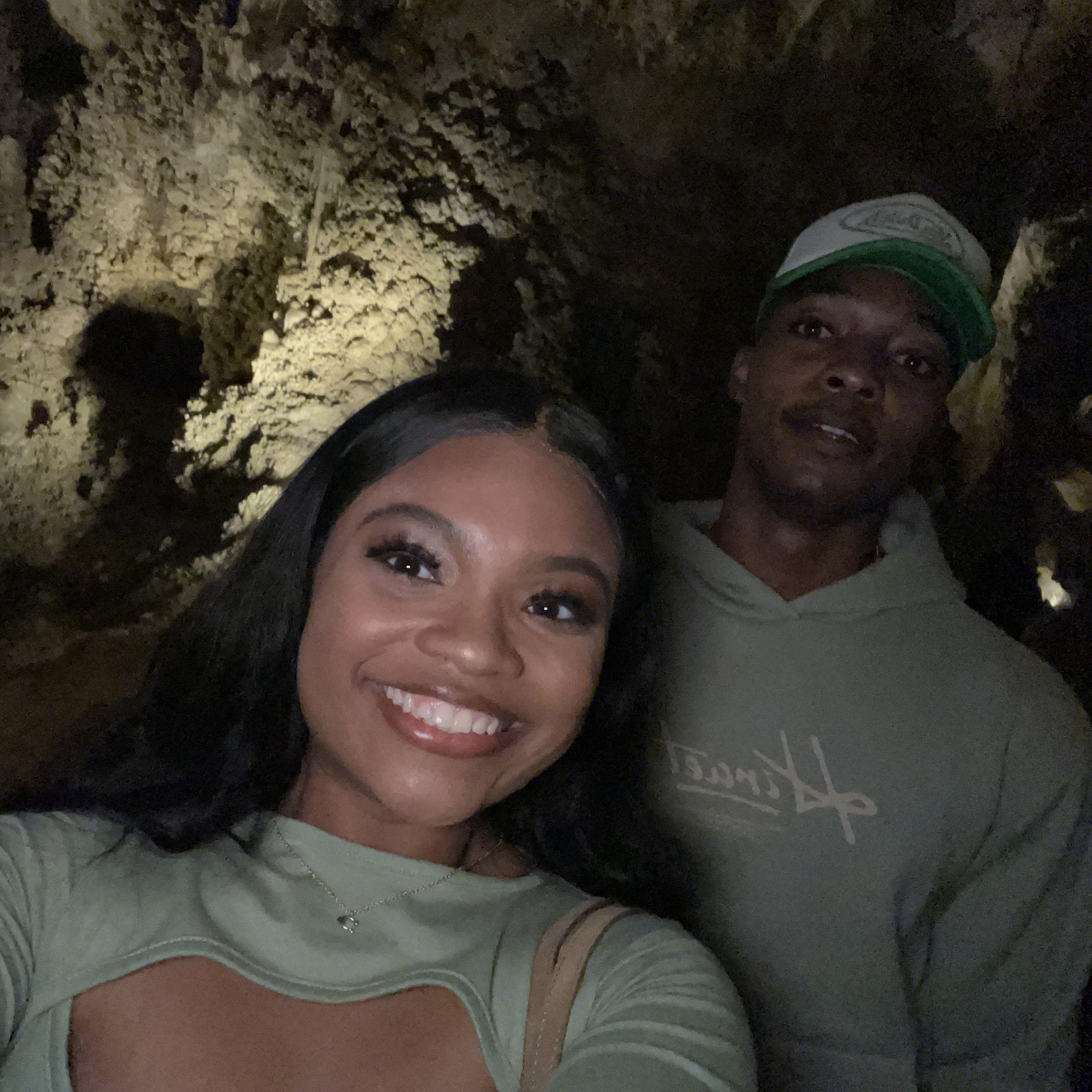 we were inside a cave.. thats all I know