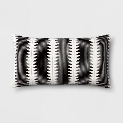 Global Oversize Lumbar Throw Pillow Black - Threshold™