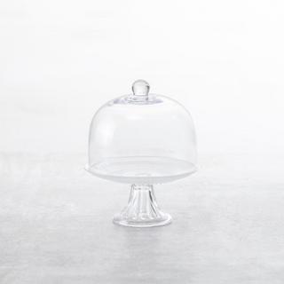 Jupiter 2-Piece Mini Cake Stand & Dome Set