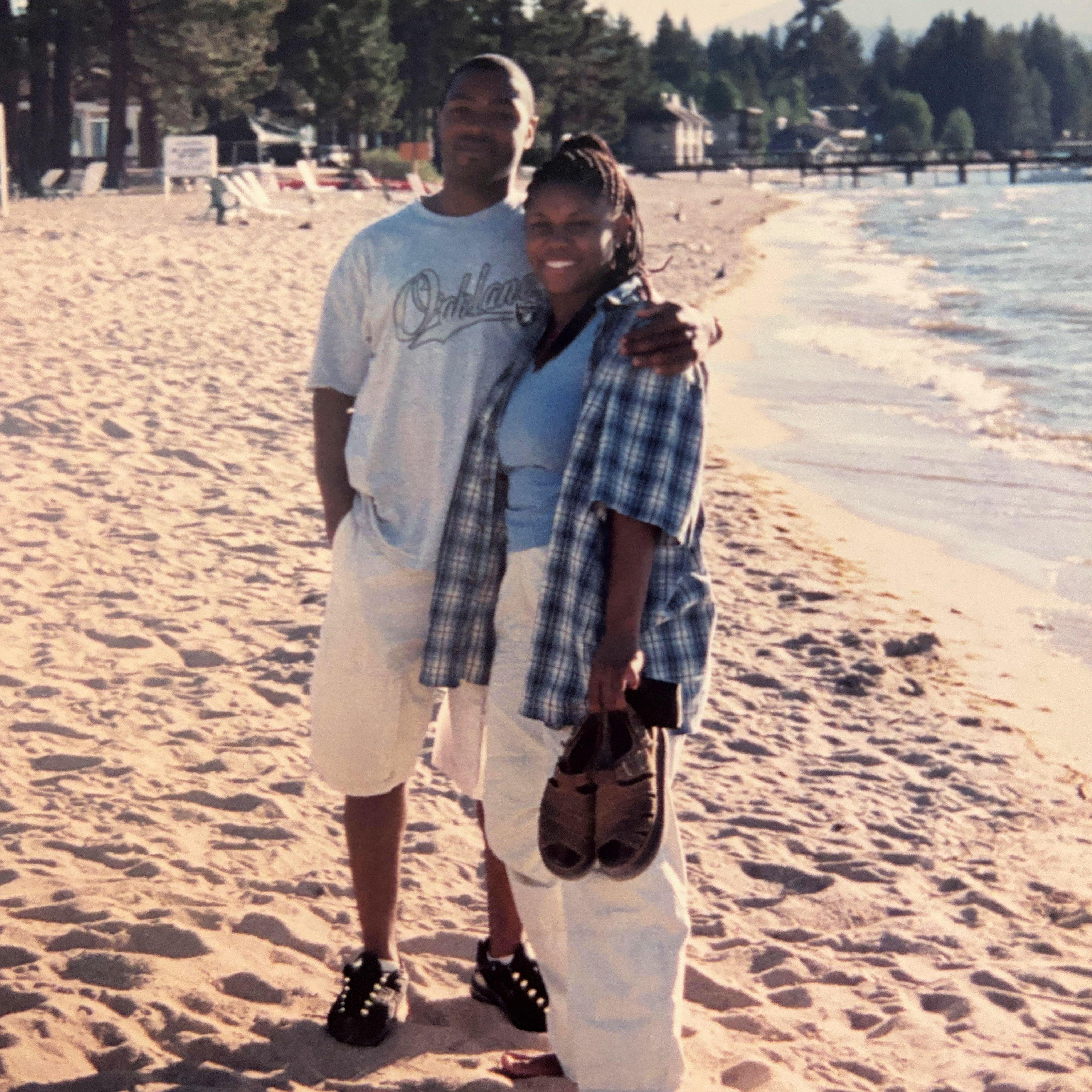 Lake Tahoe, 2000. First time visiting California.