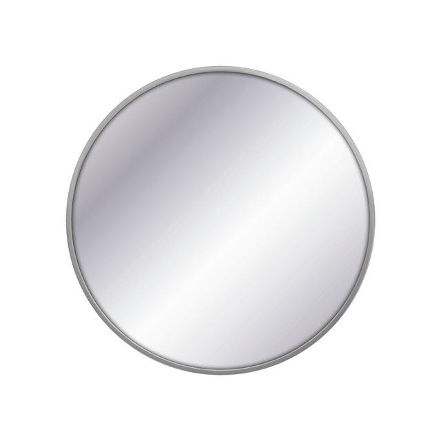 32" Round Decorative Wall Mirror Gray - Project 62™