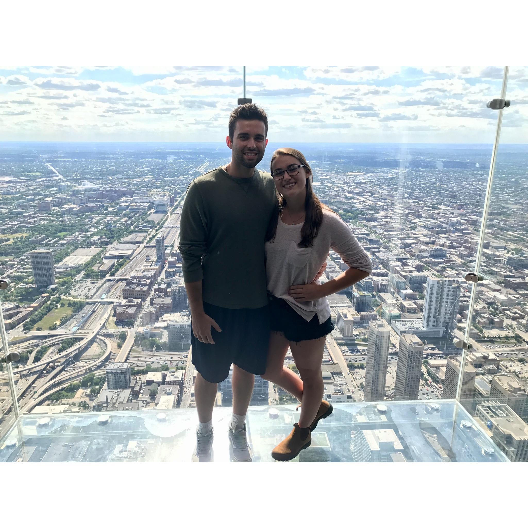 Touring Chicago before it became their home.