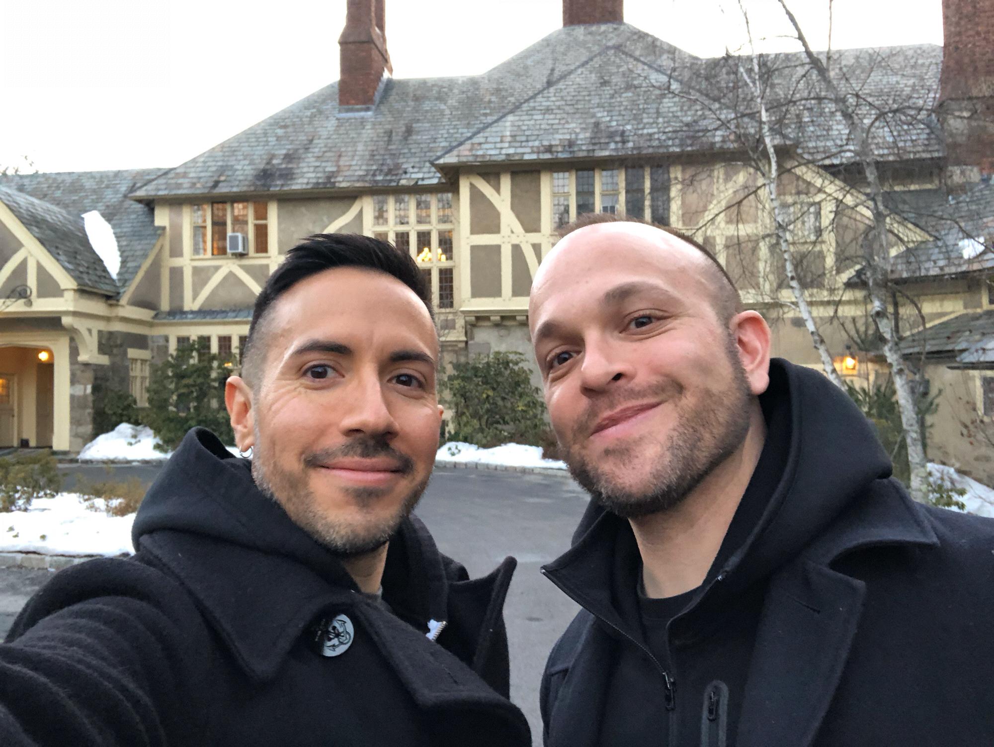 Visiting our wedding venue