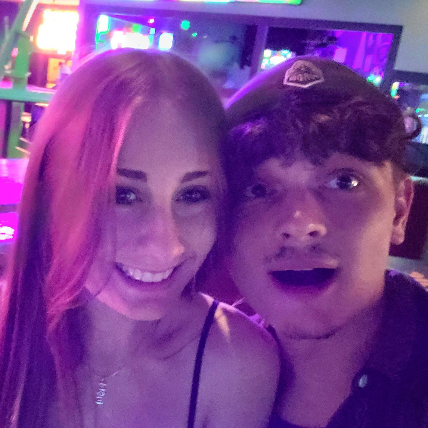 Hanging out at the Neon Cactus!