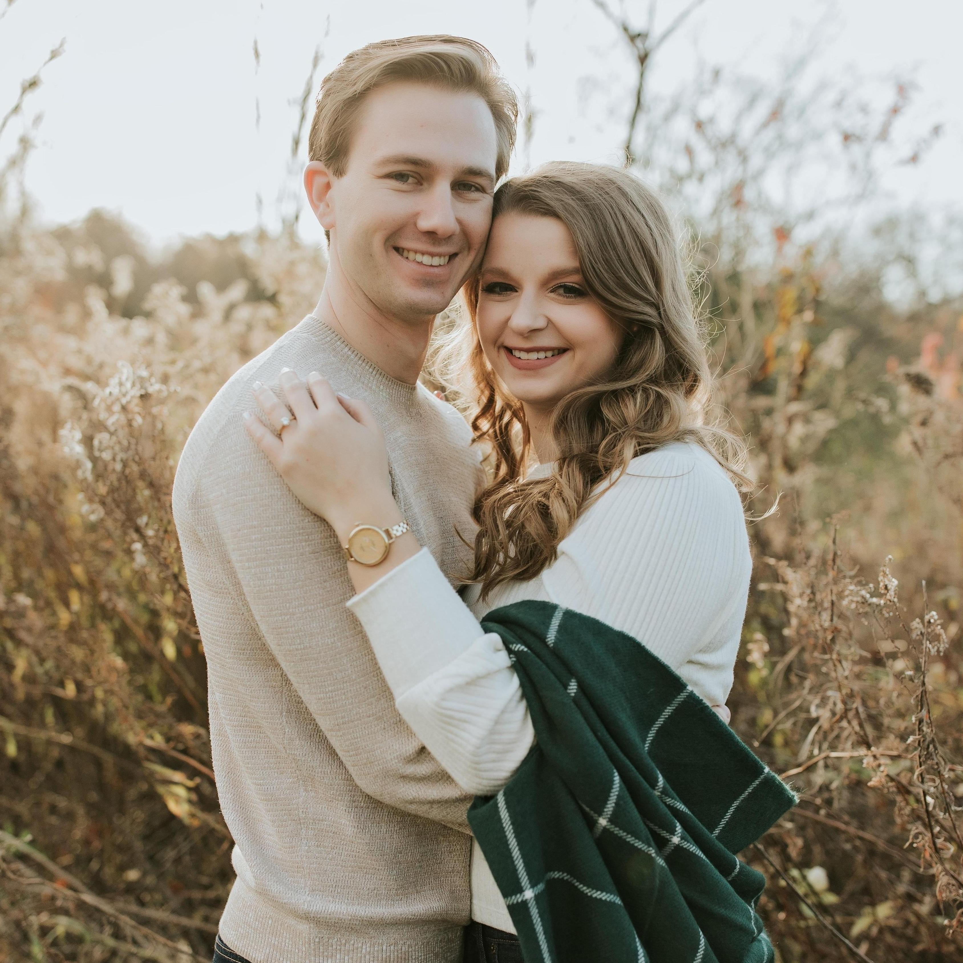 Engagement photos at Maybury State Park - November 2019