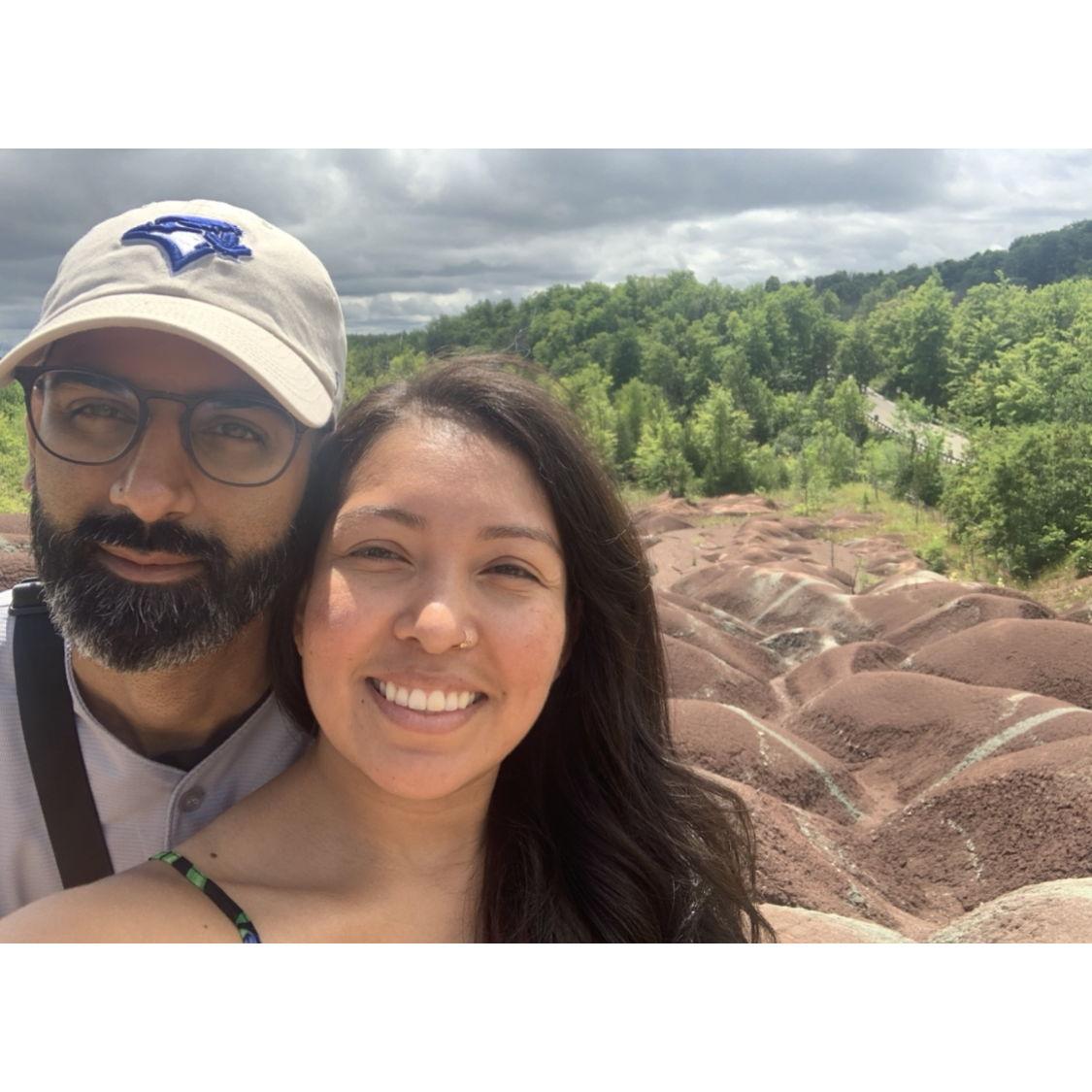 Visiting Badlands Ontario, Canada