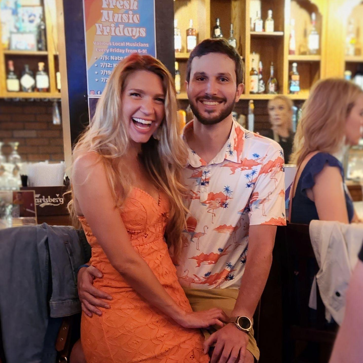 Our first photo together