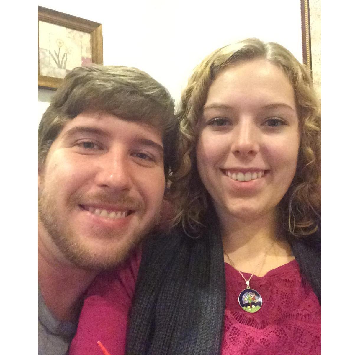 Thanksgiving spent with Chase's family during 2nd year of grad school!