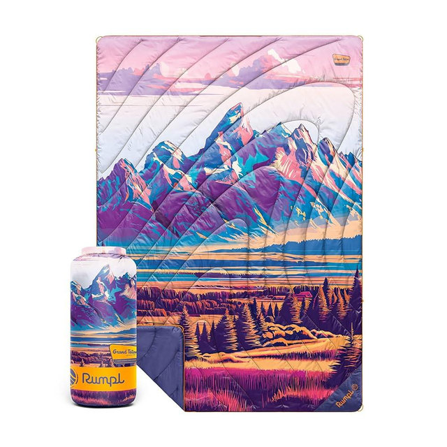 Rumpl Original Puffy National Park Blanket for Camping and Outdoors, Grand Teton - V3