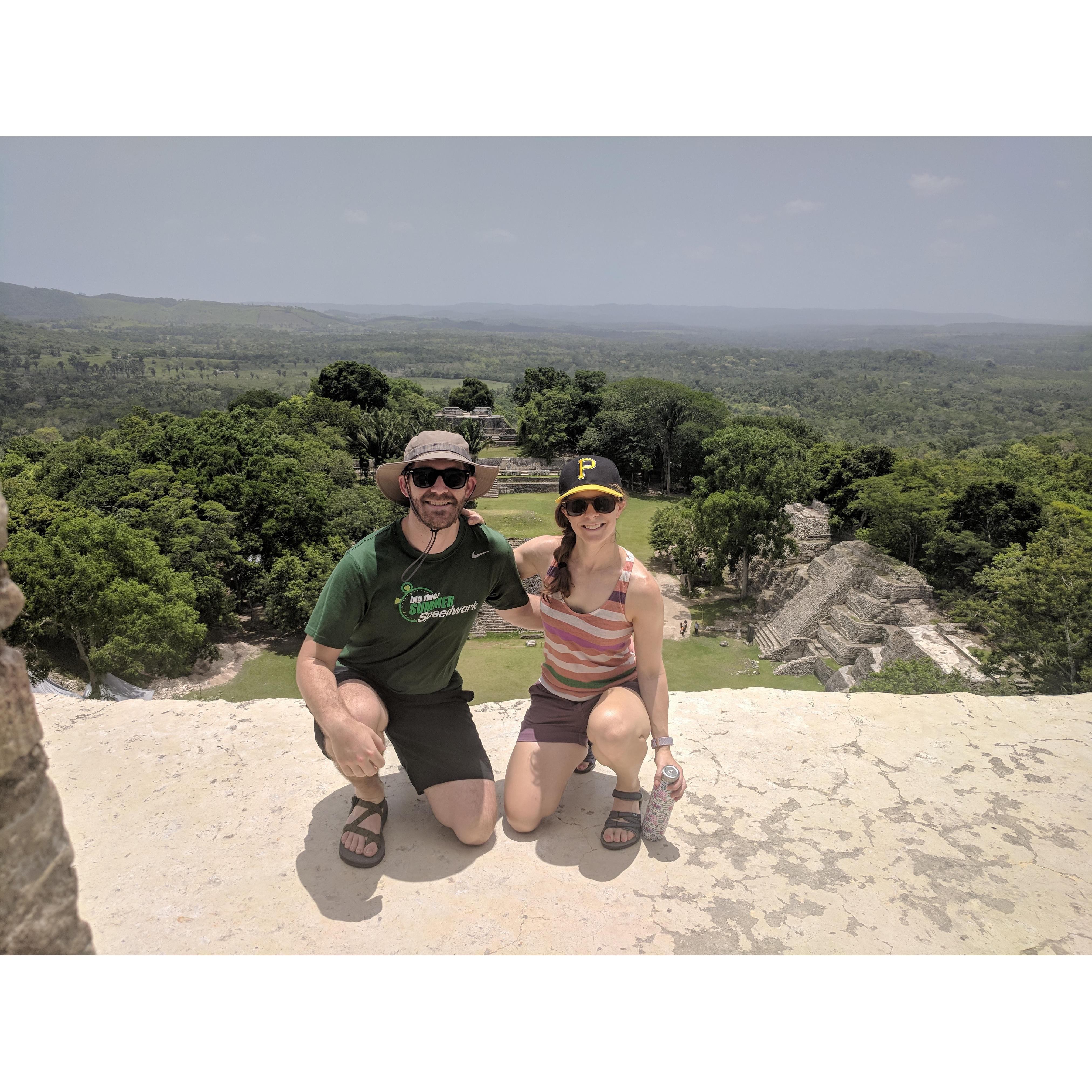 Our first international trip! Went to Belize and found some Mayan ruins.
