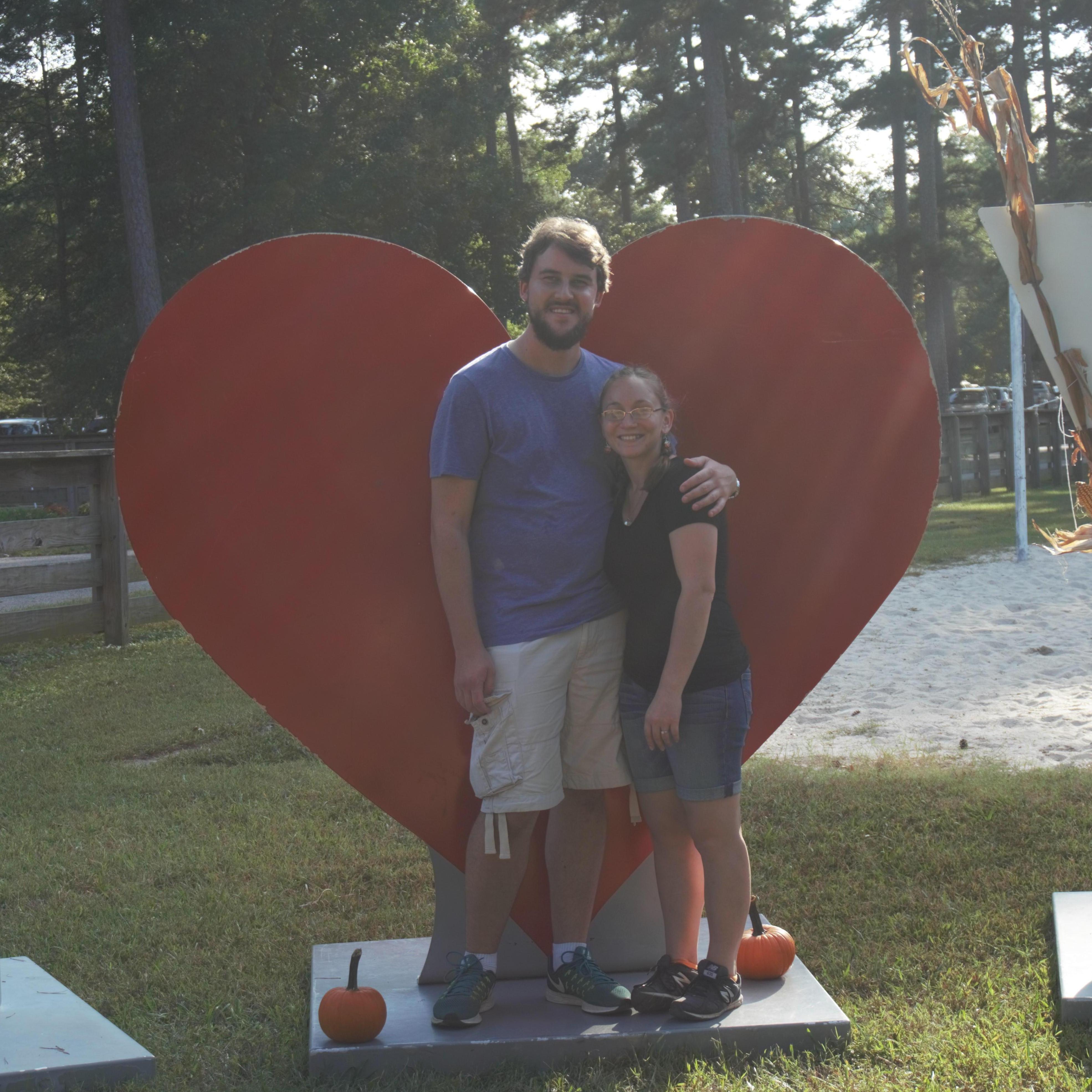 Also in October 2018, we met up with Jacob and Marissa at the fall festival in Newport News!
