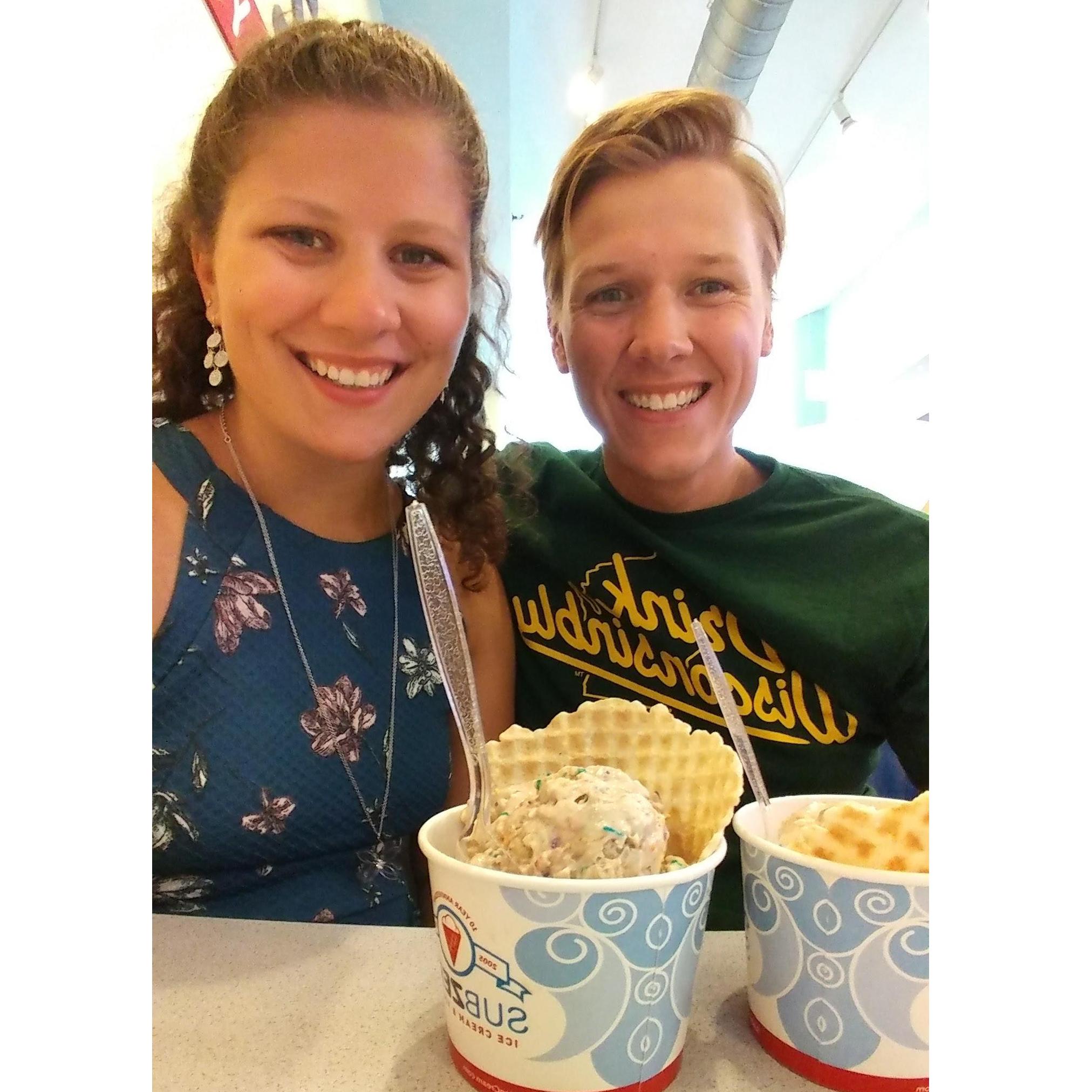 Subzero ice cream - made from liquid nitrogen!