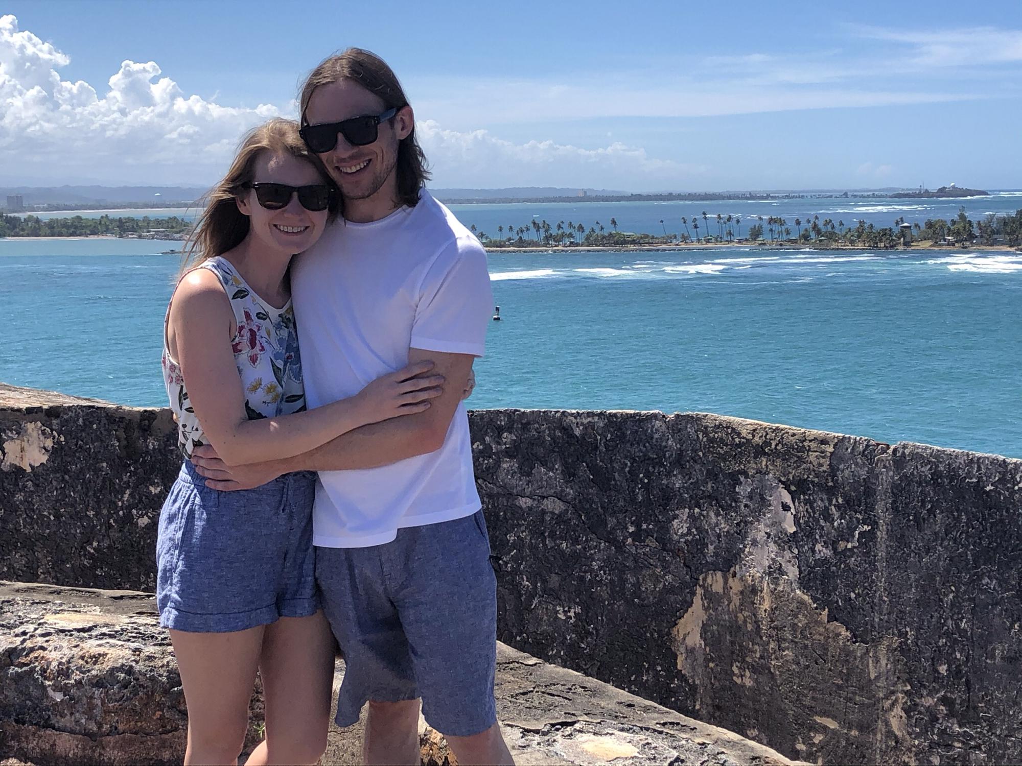 Sightseeing in Puerto Rico.
