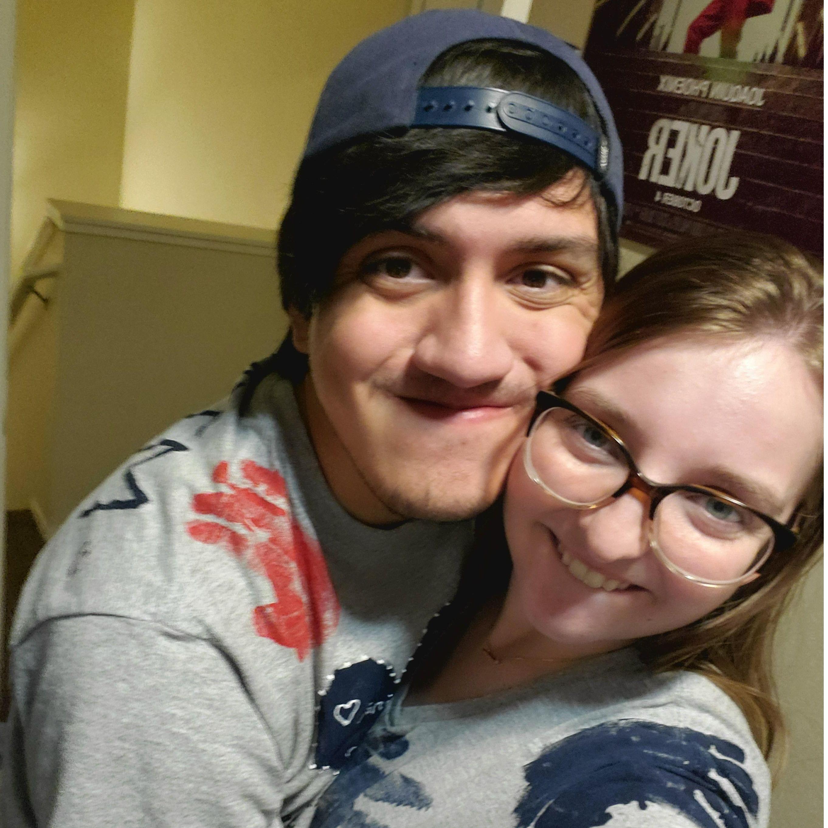 Dominic and I were long distance for about a year while I began teaching in Phoenix and he finished school in Flagstaff. On visits we would go on hikes or do fun crafts like paint t-shirts. (Feb. 2021)
