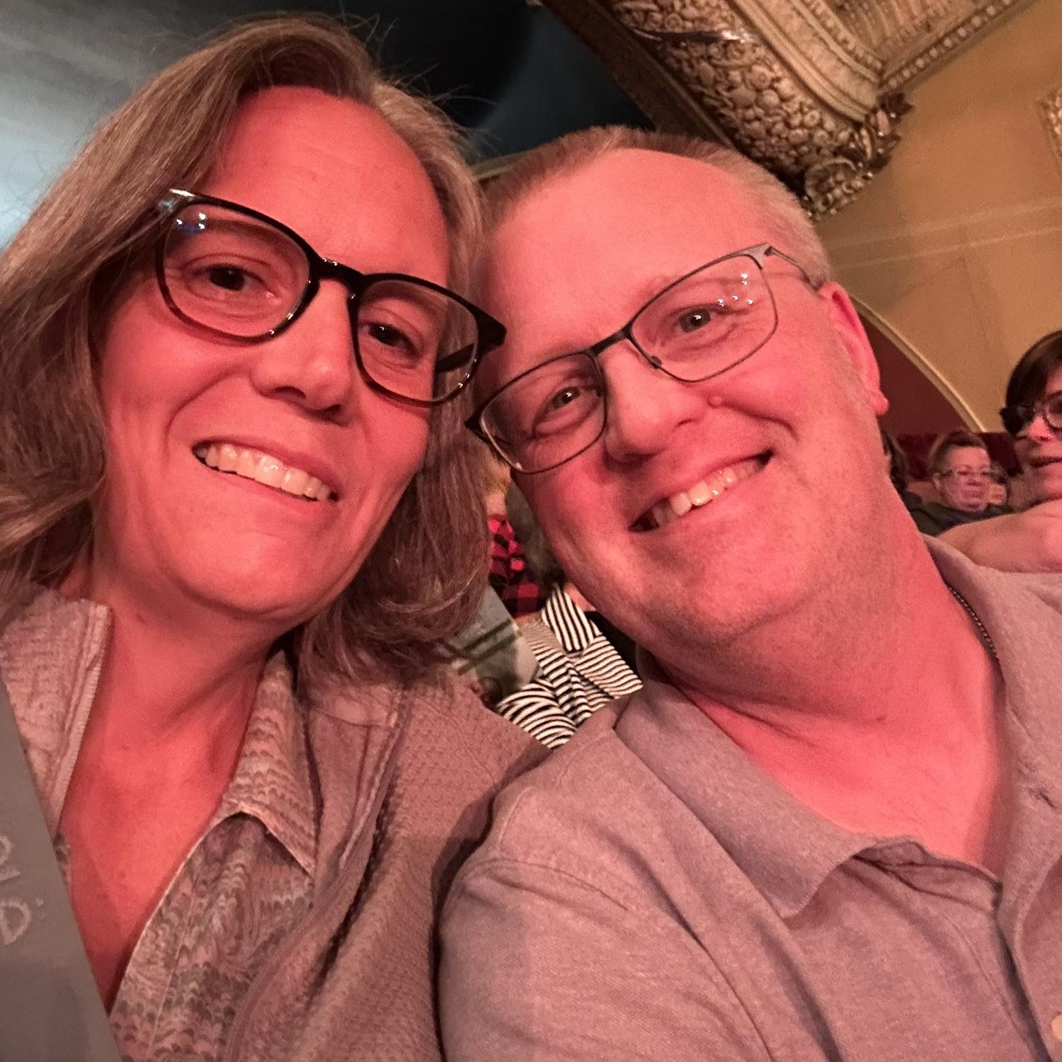 At the Orpheum for “The Thorn”.
