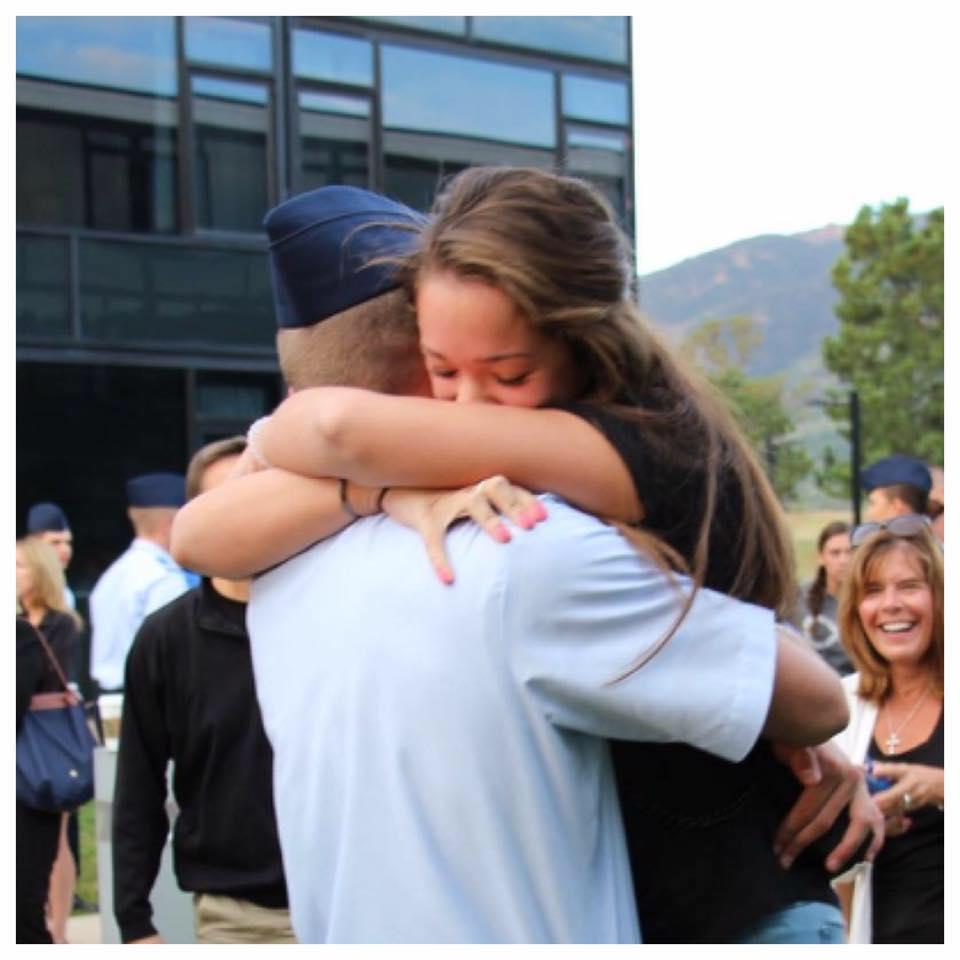 Our first time seeing each other after starting long distance. September 2015