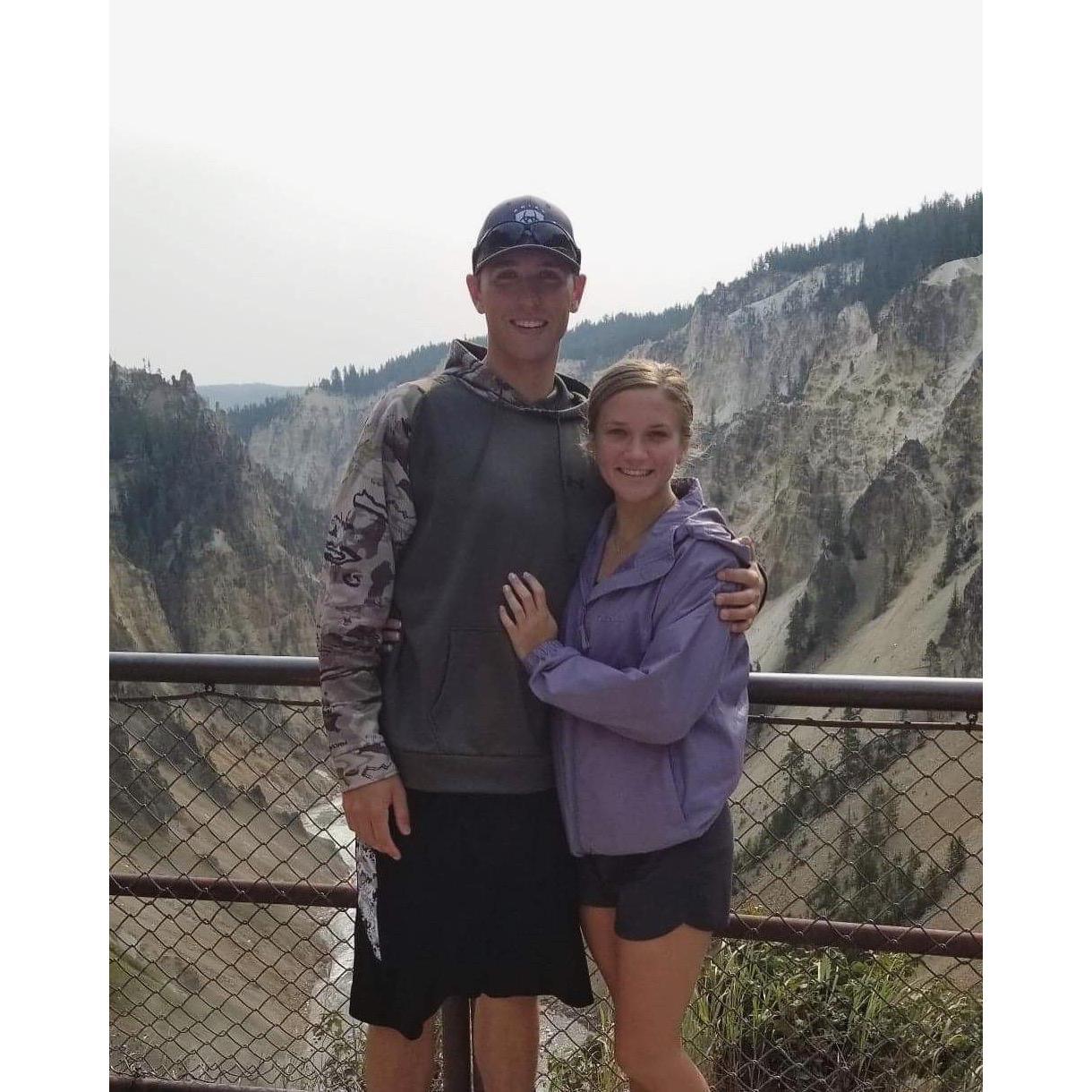 Yellowstone. Our 2nd year anniversary